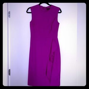 dark fuschia jcrew shift dress
